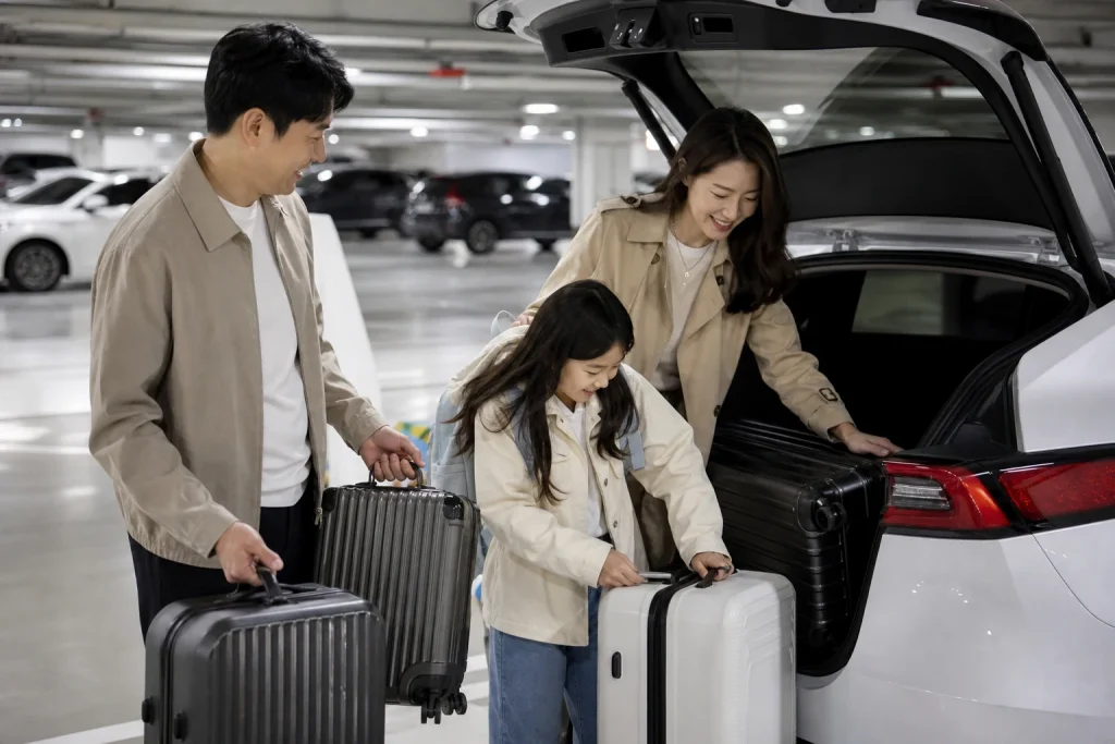 김해공항 국내선 주차장 선택지를 비교하는 공항 주차 환경